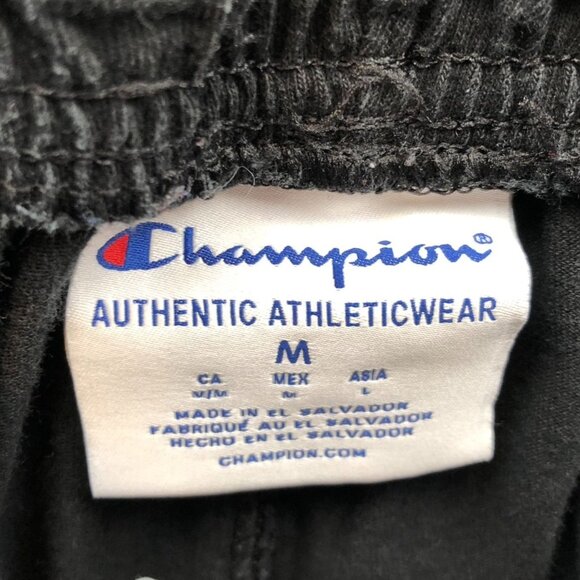 Champion Men's Sweatpants Medium Black Jogger Casual Pull On Athleisure - Picture 7 of 13